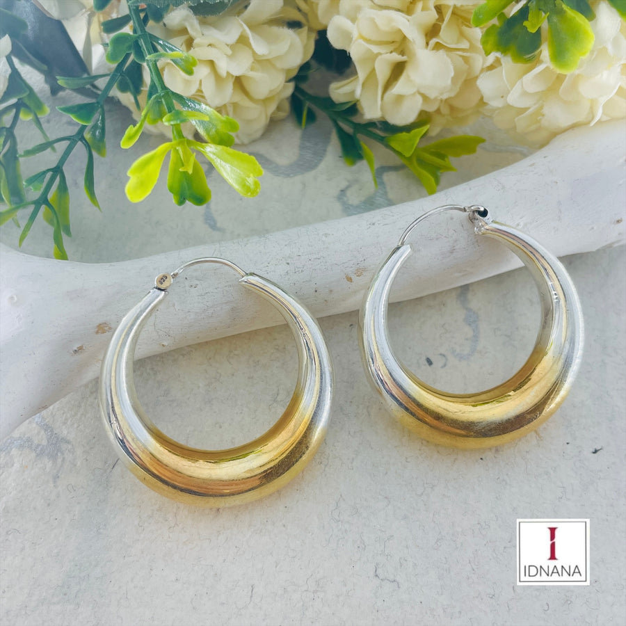 DUAL TONE HOOPS